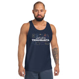 Just Call Me Travelista Premium Men Tanktop