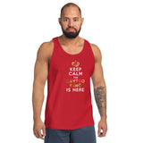 Keep Calm Crypto King Is Here Men Premium Tanktop