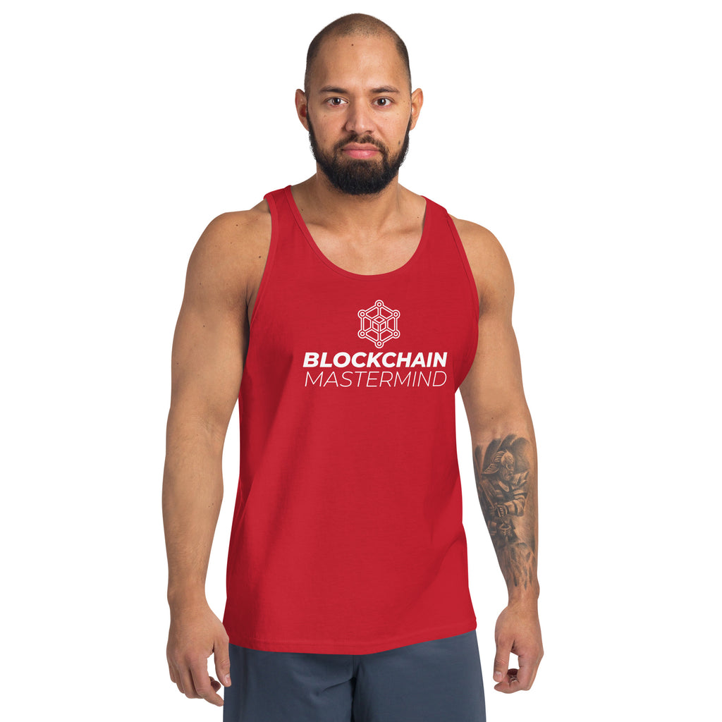 Blockchain Mastermind Premium Men Tanktop – ILCA Merchandise