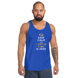 Keep Calm Crypto King Is Here Men Premium Tanktop