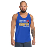 Don't Hate Me Coz I'm Crypto Educated Premium Men Tanktop