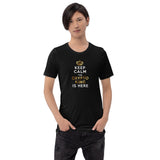 Keep Calm Crypto King Is Here Men Premium Tees