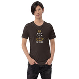 Keep Calm Crypto King Is Here Men Premium Tees