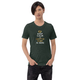 Keep Calm Crypto King Is Here Men Premium Tees