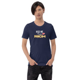 Kiss Me I Am Rich Premium Men Tees