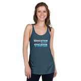 Education Is The Key Premium Women Tanktop