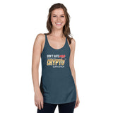 Don't Hate Me Coz I'm Crypto Educated Premium Women Tanktop