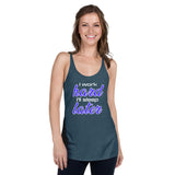 I Work Hard I'll Sleep Later Premium Women Tanktop