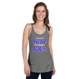 I Work Hard I'll Sleep Later Premium Women Tanktop