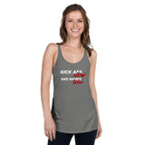 Kick Ass Now Take Names Later Premium Women Tanktop