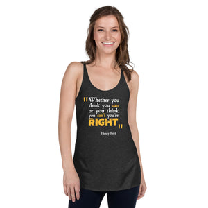 Whether You Think You Can Premium Women Tanktop