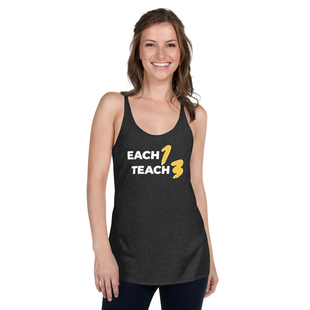 Each One Teach Three Premium Women Tanktop