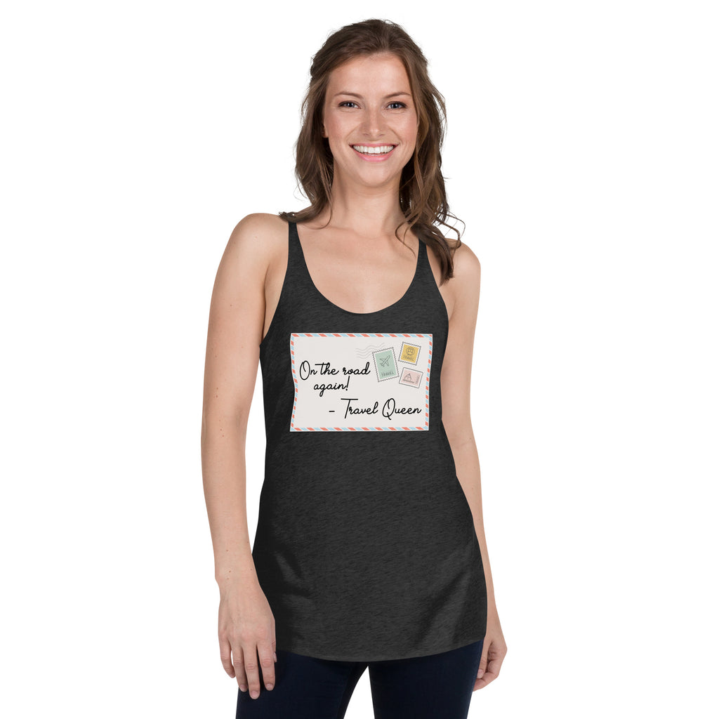 On The Road Again Travel King Premium Women Tanktop