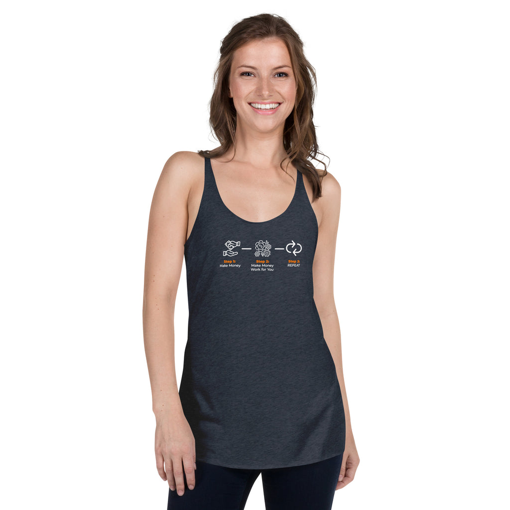 Steps 1-2-3 Premium Women Tanktop