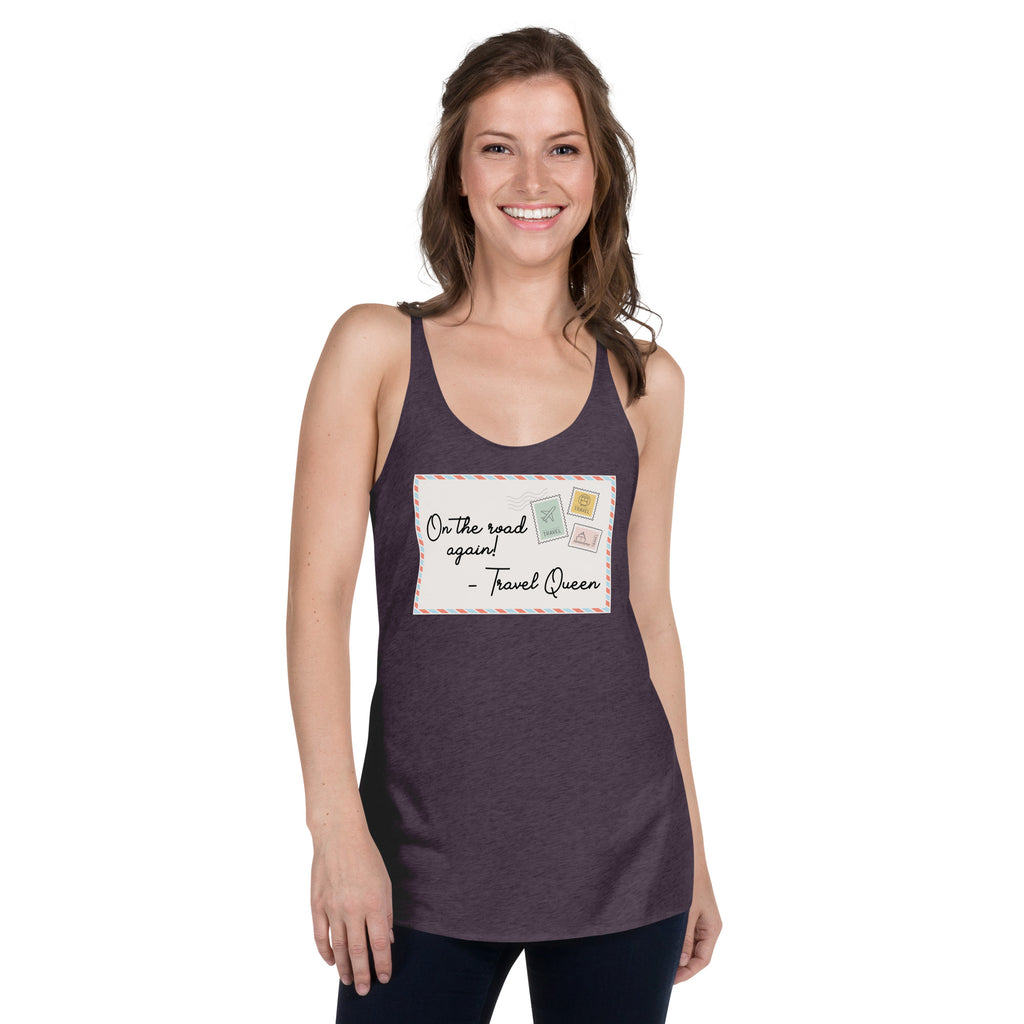 On The Road Again Travel King Premium Women Tanktop