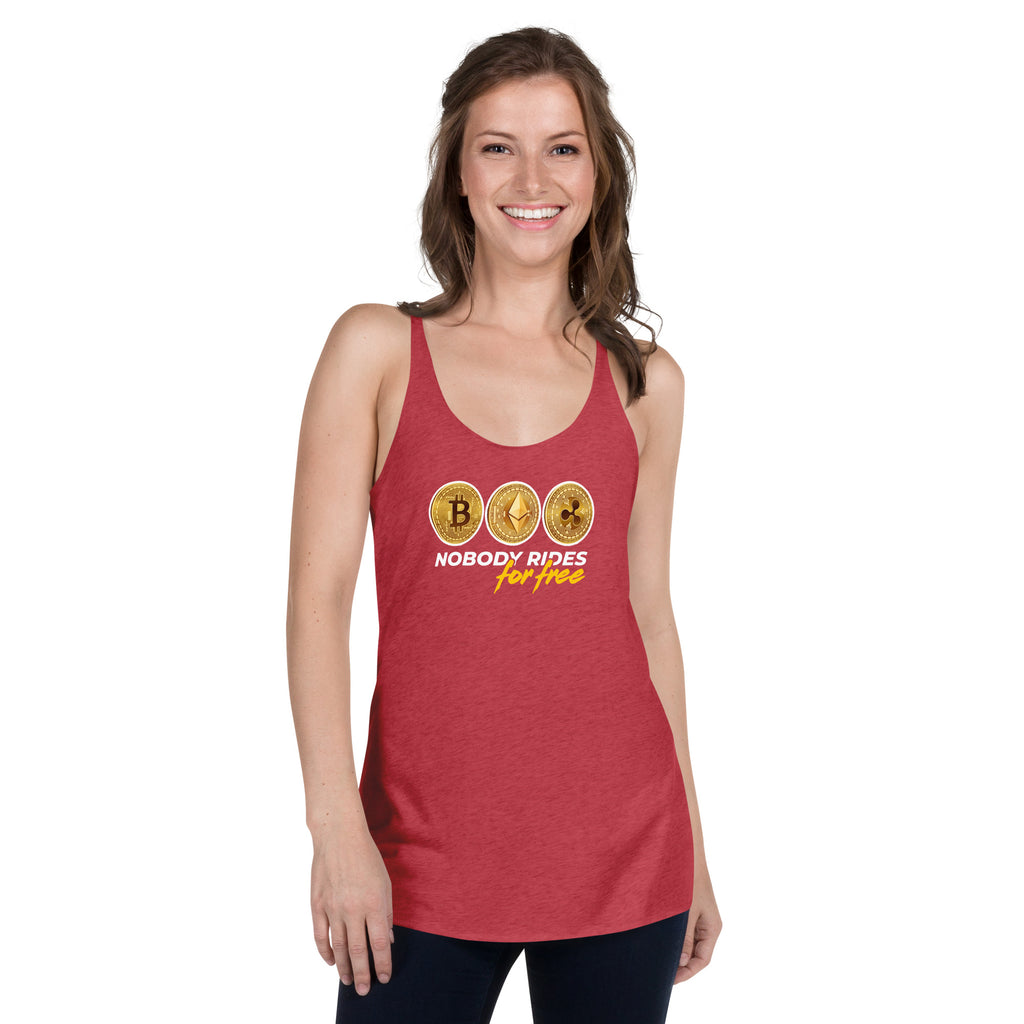 Nobody Rides For Free Premium Women Tanktop