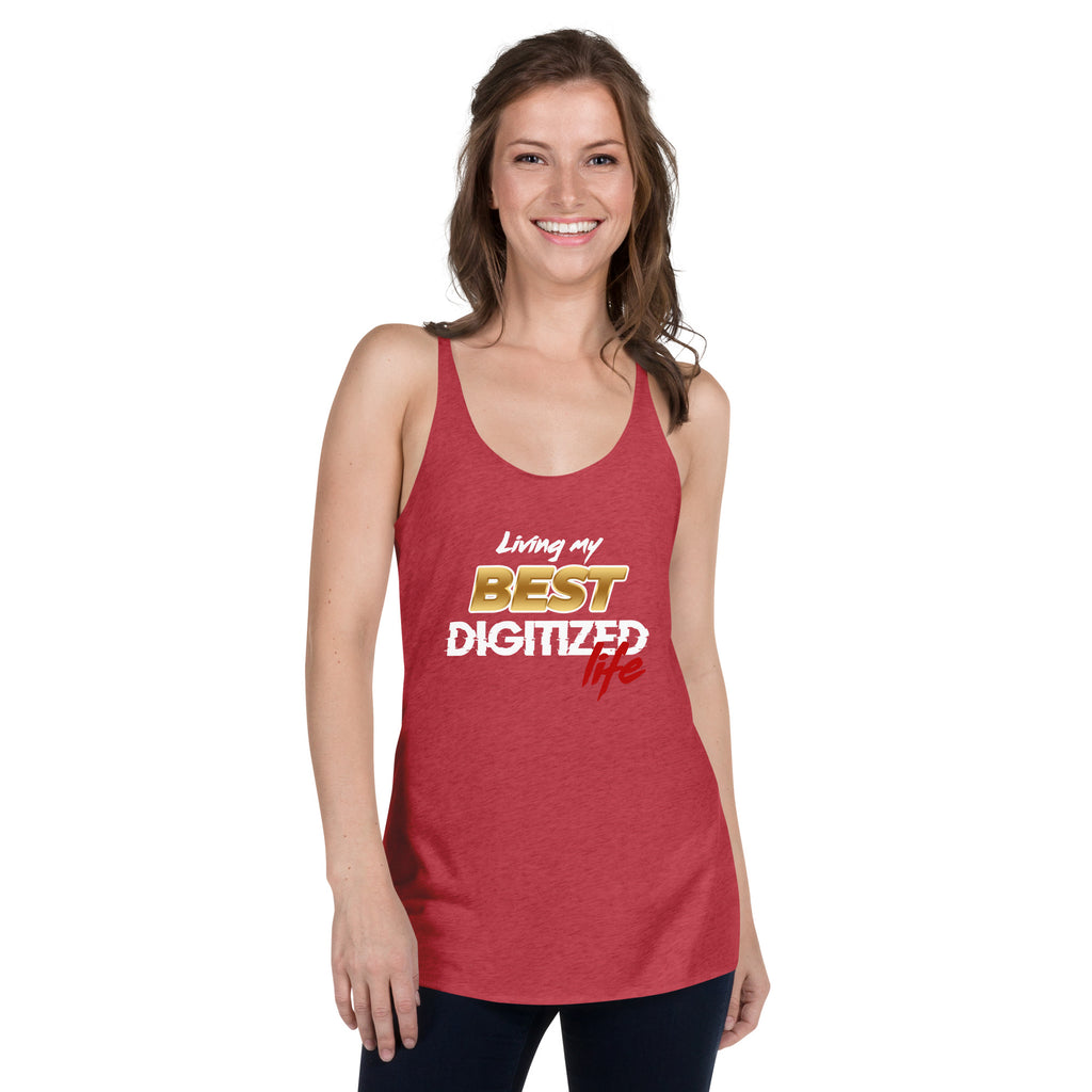 Living My Best Digitized Life Premium Women Tanktop