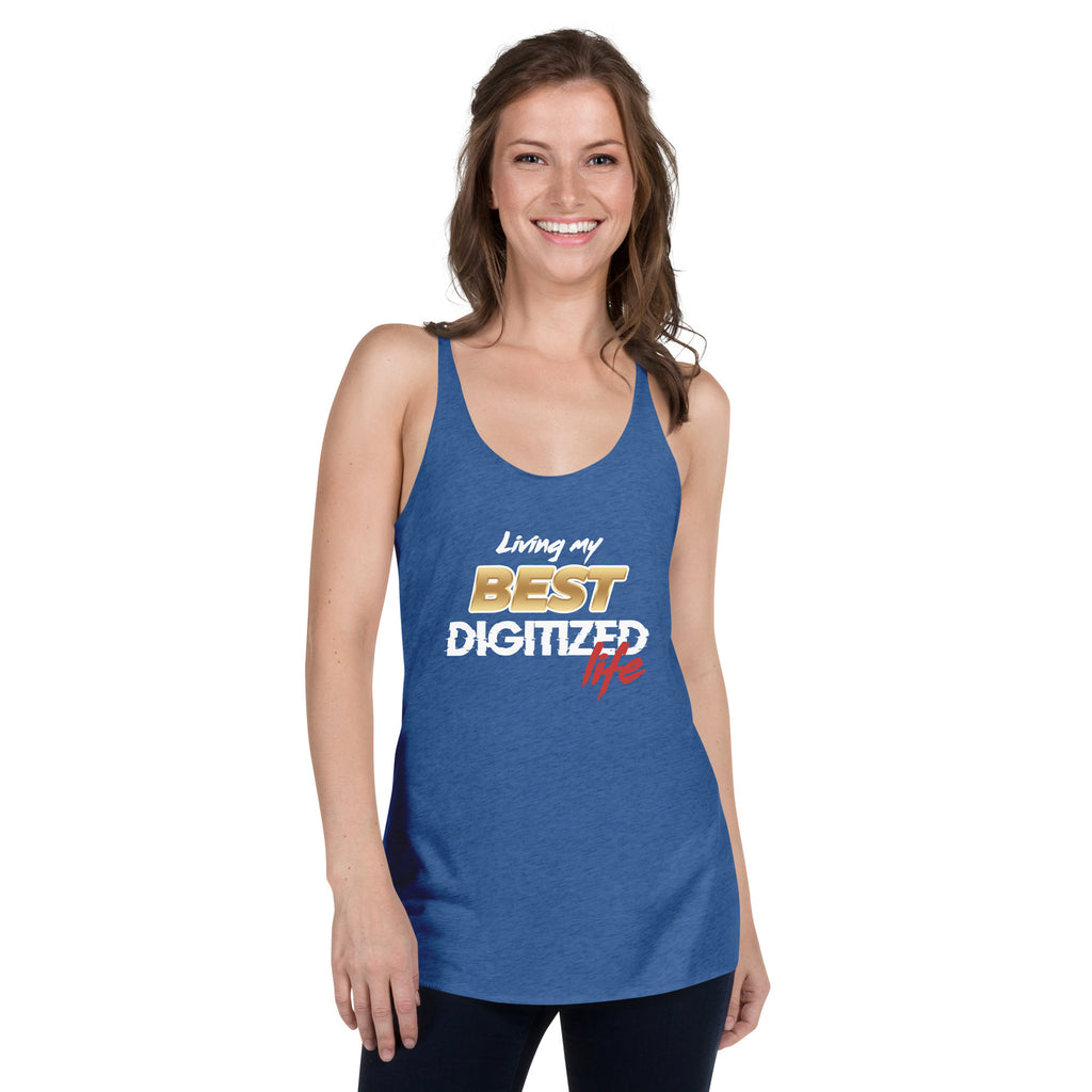 Living My Best Digitized Life Premium Women Tanktop