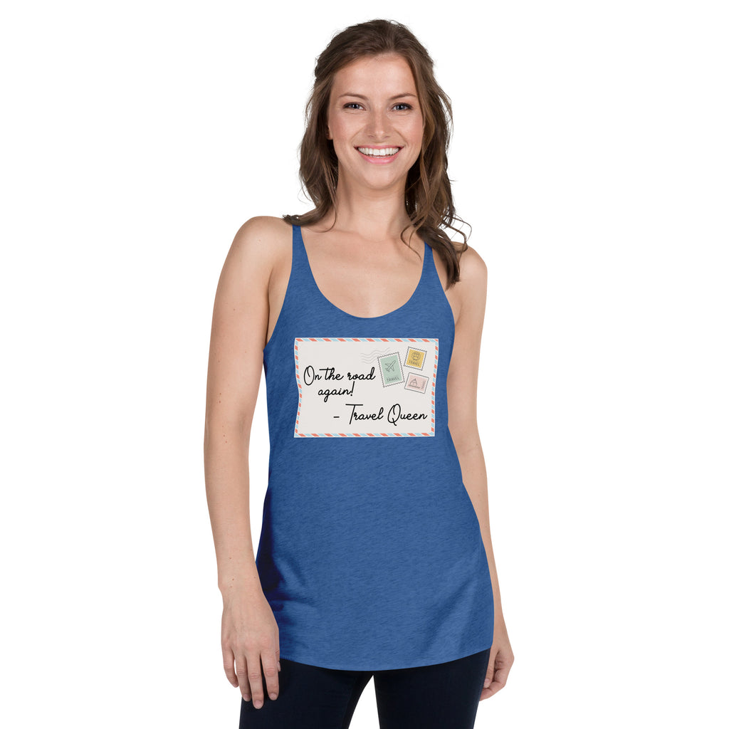 On The Road Again Travel King Premium Women Tanktop