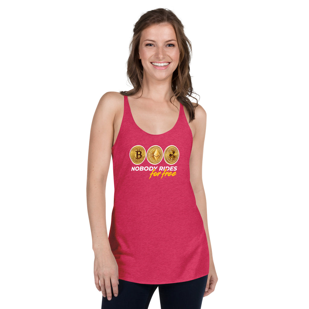 Nobody Rides For Free Premium Women Tanktop