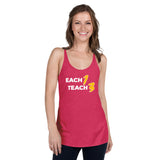 Each One Teach Three Premium Women Tanktop