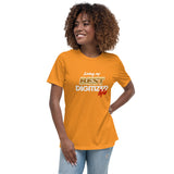 Living My Best Digitized Life Premium Women Tees