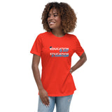 Education Is The Key Premium Women Tees